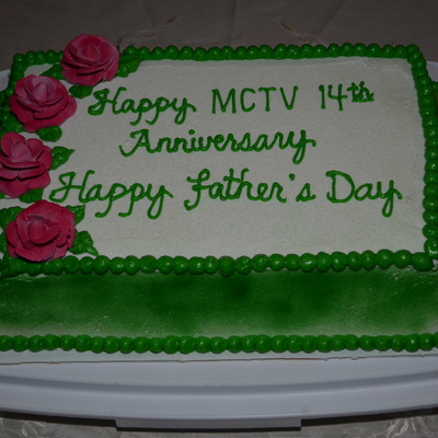14Th Church Anniversary And Father's Day Cake