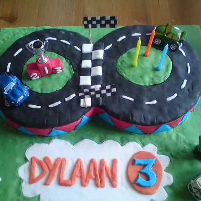 Cars Grand Prix Birthday Cake