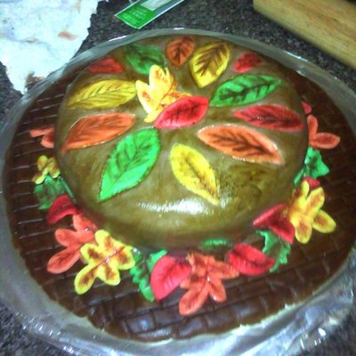 Autumn Leaves Cake