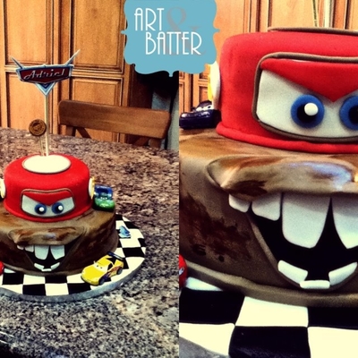 Cars Themed Cake