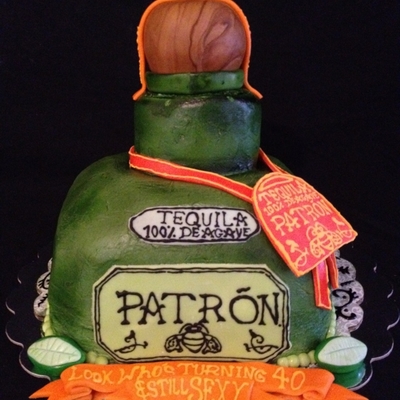 Patron Party Cake