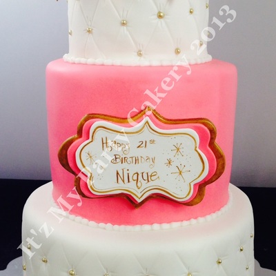 Tufted Birthday Cake