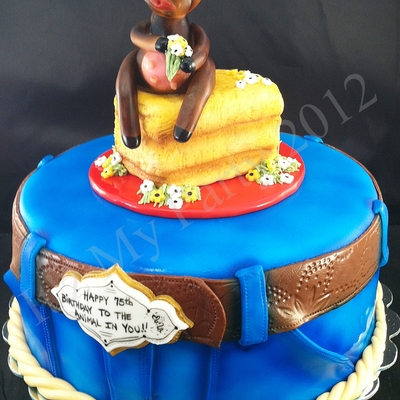 Cow Themed Cake