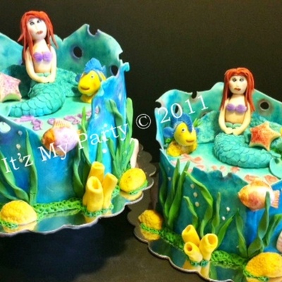 Little Mermaid For Twin Birthday