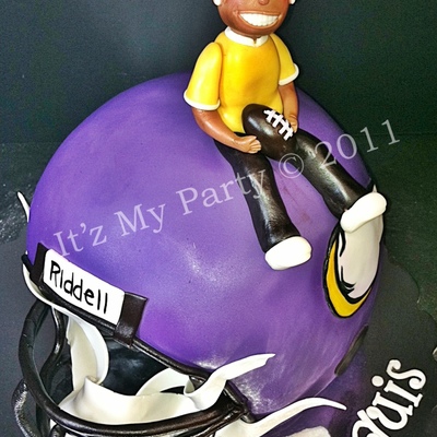 Viking Helmet 3-D Cake