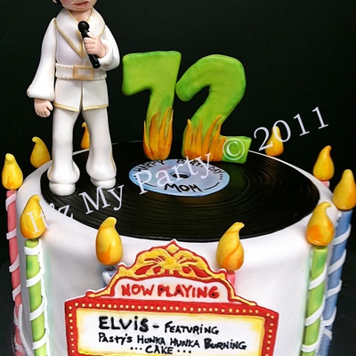 Elvis Hunka Hunka Burning Cake