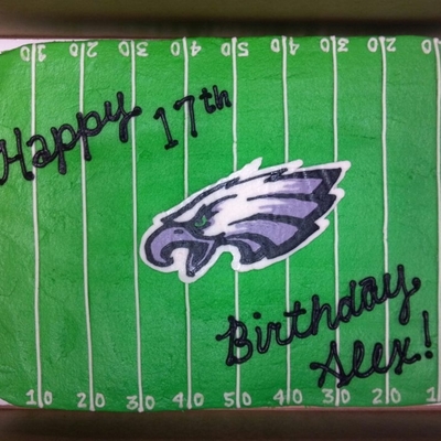 Philadelphia Eagles Birthday Cake