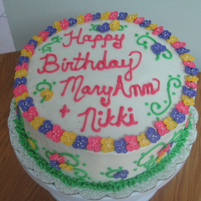 Spring Birthday Cake