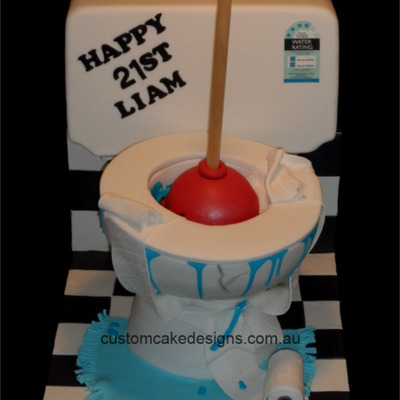 Apprentice Plumber Toilet Cake