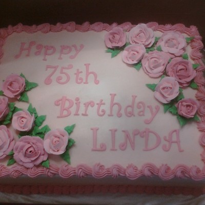 Pink Birthday Cake