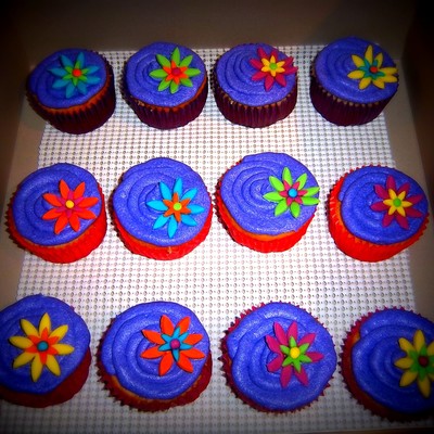 Birthday Cupcakes Made For A Special Young Girl