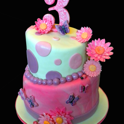 Oh So Pink Birthday Cake