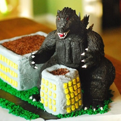 Godzilla Cake