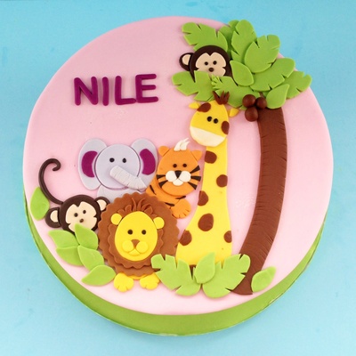 Jungle Theme Cake