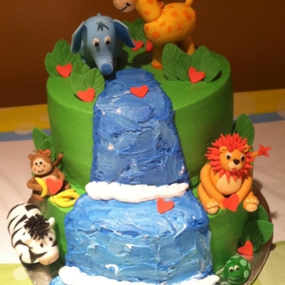 Safari Animal Cake