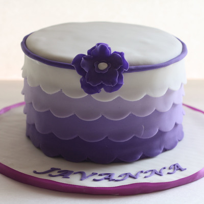 Purple Ombre Cake