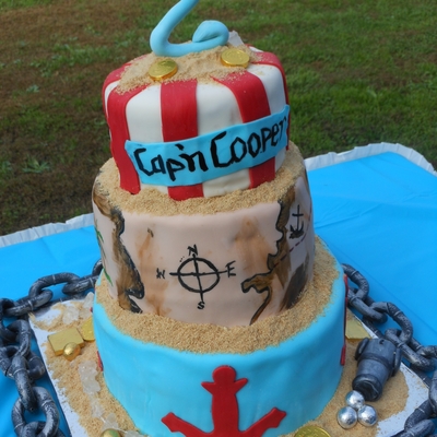 Pirate Birthday Cake