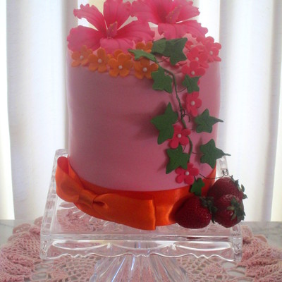 Strawberry Fields Forever Cake Happy Birthday To My Daughters Great Grandmother Turning 97 Thanks For Looking