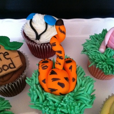 Its A Pooh Party All Fondant Cupcake Topperstfl