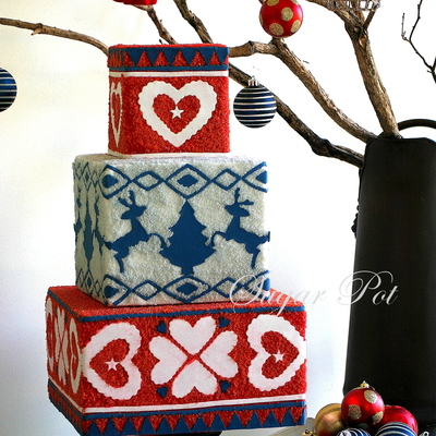 A Daggy Christmas Jumper Inspired Cakea Few Months Ago I Was Contacted By Cake Magazine Asking Me If I Would Like To Contribute To The
