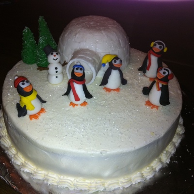 Christmas Penquines & Igloo