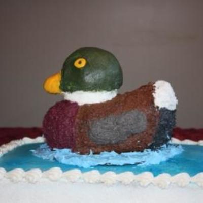 Mallard Duck Using Wilton 3-D Rubber Duck Pan