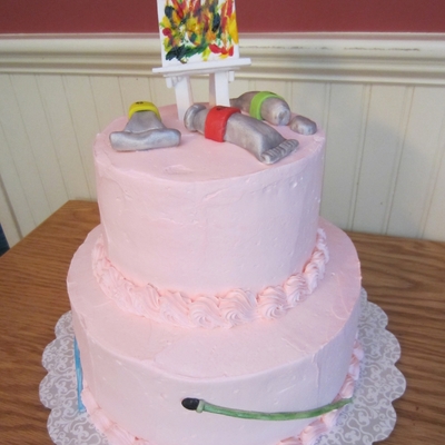 Artist Birthday Cake