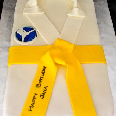 Karate Gi Cake