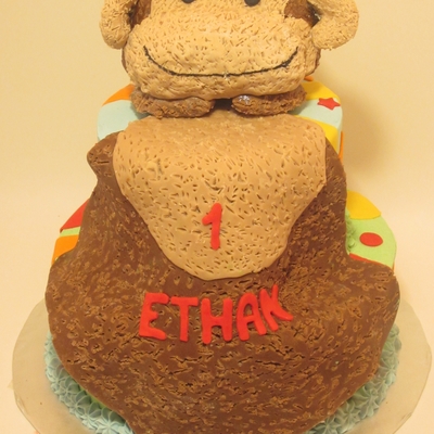 Monkey "lovey" Cake