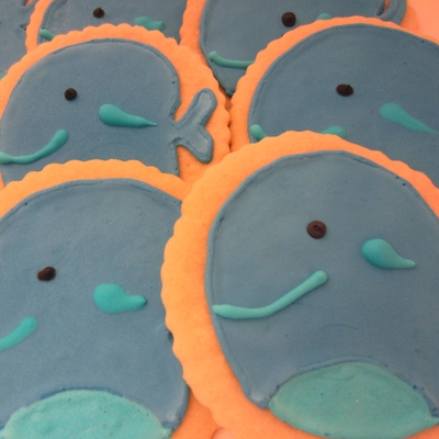 Whale Sugar Cookies