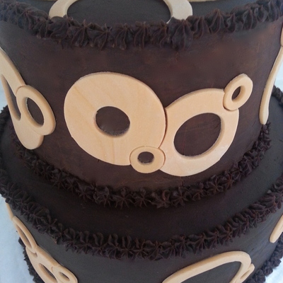 Modern Circles Cake