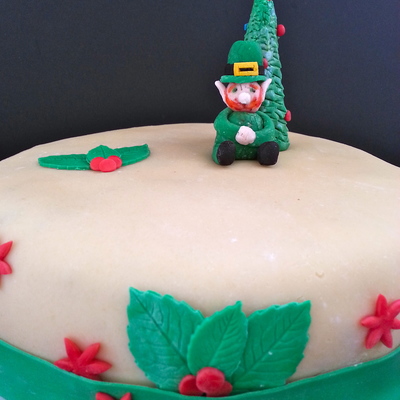 Marzipan Christmas Cake