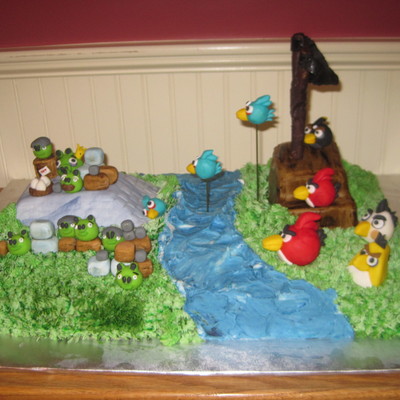 Angry Birds Cake