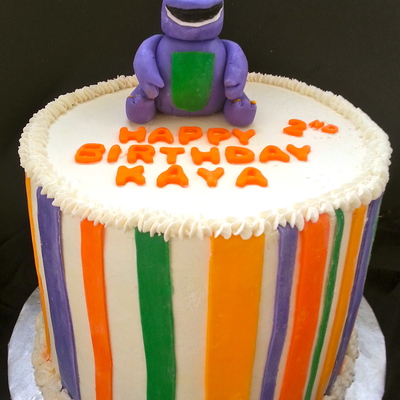 Barney Cake