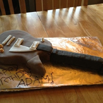 Electric Guitar Cake