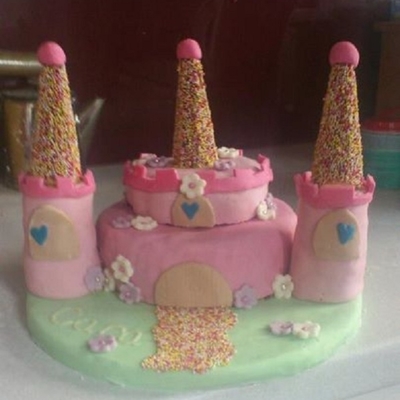 Princess Castle Cake