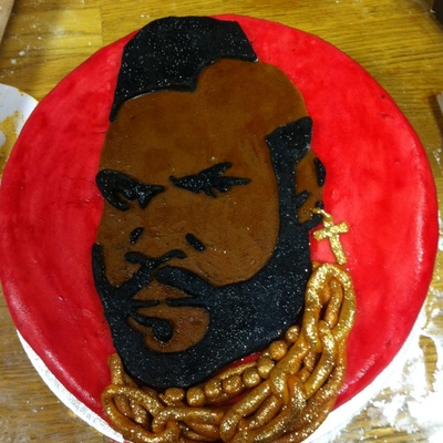 Mr T Birthday Cake - A Team!