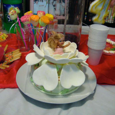 Flower Fairy Cake With Petals
