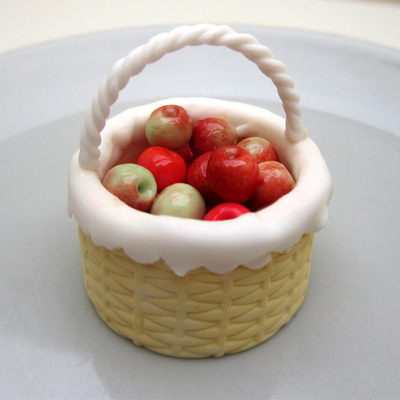 Tiny Basket With Apples
