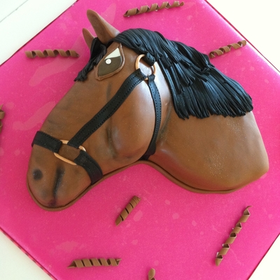 Horse Head Cake
