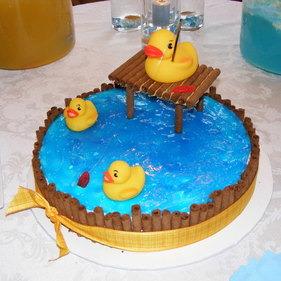 Baby Shower Rubby Ducky Cake