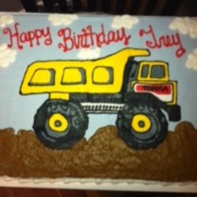 Tonka Truck Cake
