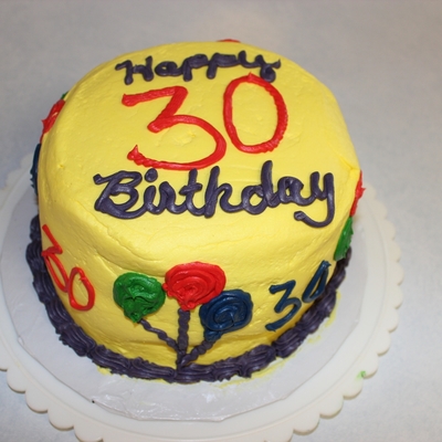 My 30Th B'day Cake