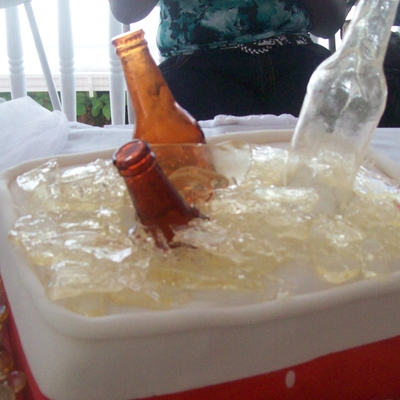 Sugar Bottles In Ice Box