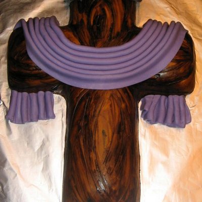 Easter Cross With Drape