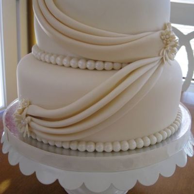 Drapery And Pearls Wedding