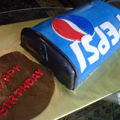 Pepsi Can Cake