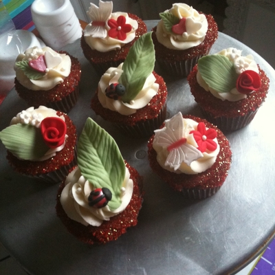 Red And White Cupcakes