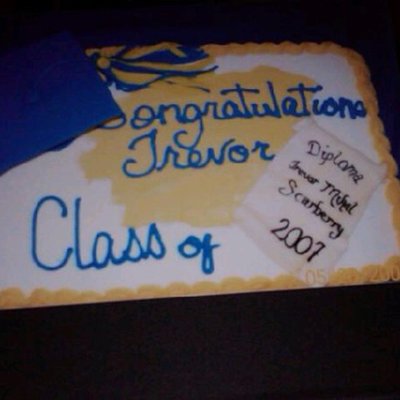 My Son's Grad Cake