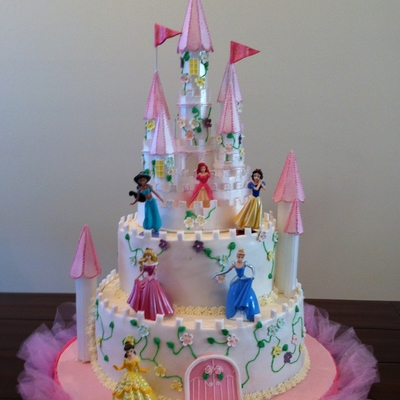 Princess Castle Cake